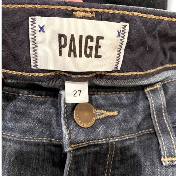 PAIGE Skyline Ankle Peg Medium Wash Jeans Size 27 - Picture 9 of 9